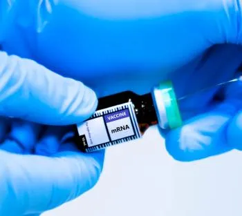 mRNA vaccine bottles and syringes for preventing coronavirus or covid-19 - Image credit: kitsawet | stock.adobe.com